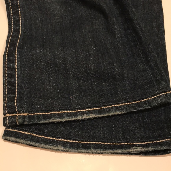 Miss me jeans boot cut hemmed short bling pockets sequins 29 - Picture 8 of 12